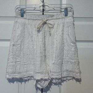 Urban Outfitters high waisted white shorts